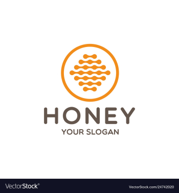 Honey logo icon vector image