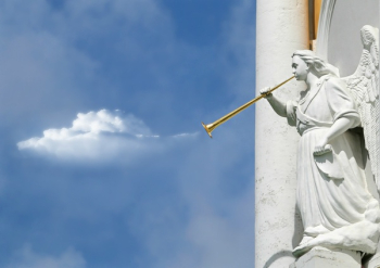 Horning Angel Statuette Horning Angel Statuette