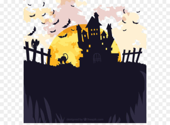 Horror Halloween decorative background vector Horror Halloween decorative background vector