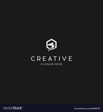 Horse animal creative logo vector image