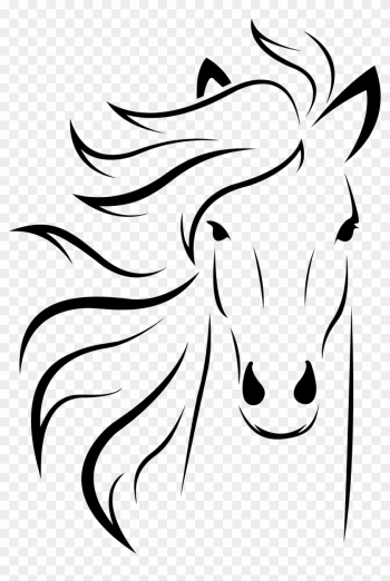 Horse Head Clipart - Horse Head Silhouette Horse Head Clipart - Horse Head Silhouette