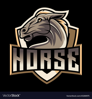 horse mascot logo