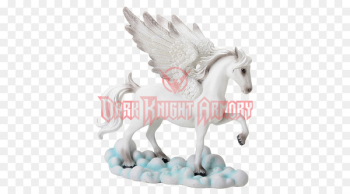 Horse Pegasus Unicorn Figurine White - Pegasus statue 