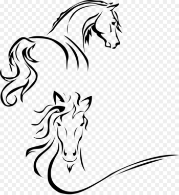 Horse Stencil Line art - Horses Horse Stencil Line art - Horses