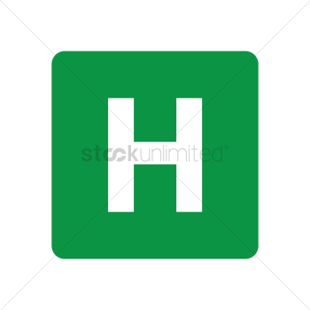 Hospital sign Hospital sign