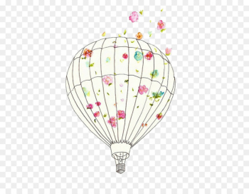 Hot air balloon Drawing Illustration - hot air balloon Hot air balloon Drawing Illustration - hot air balloon