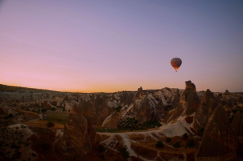 Hot Air Balloon during Sunset Hot Air Balloon during Sunset