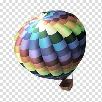 Hot air balloon Slipper Gas balloon, Rainbow balloon transparent background PNG clipart