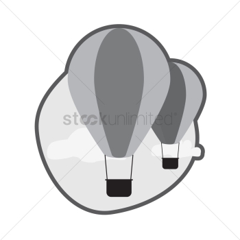Hot air balloons in the sky Hot air balloons in the sky