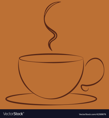 hot coffee cup contour pattern hot coffee cup contour pattern