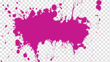 Hot pink paint abstract , 80's In The Sand Art Paint Music Etsy, color splash transparent background PNG clipart