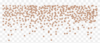 Hot Pink Polka Dot Borders - Rose Gold Confetti Border Hot Pink Polka Dot Borders - Rose Gold Confetti Border