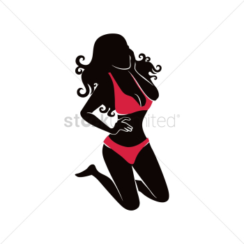 Hot woman silhouette Hot woman silhouette