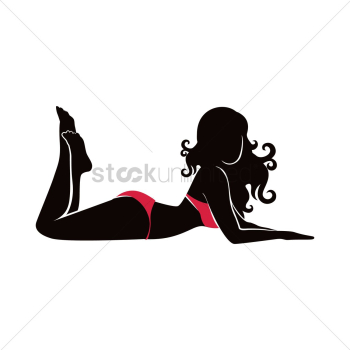 Hot woman silhouette Hot woman silhouette