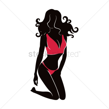 Hot woman silhouette Hot woman silhouette