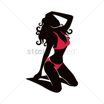 Hot woman silhouette Hot woman silhouette