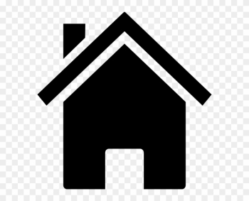 House Black Clip Art At Clker - Transparent Background Home Icon