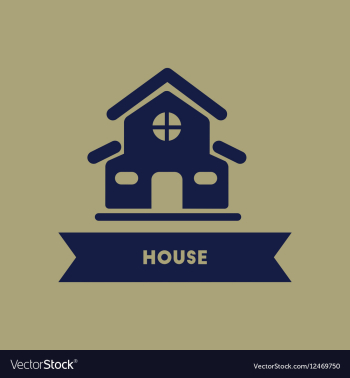 House building vector image House building vector image