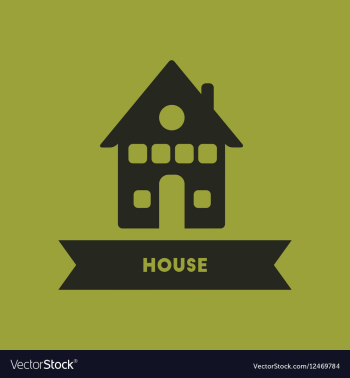 House building vector image House building vector image