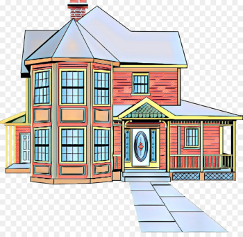 House, Facade, Roof, Home PNG