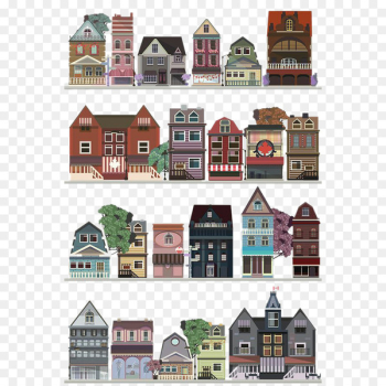 House Graphic design Illustration - houses House Graphic design Illustration - houses