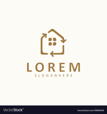 house home recycle logo icon design emblem house home recycle logo icon design emblem