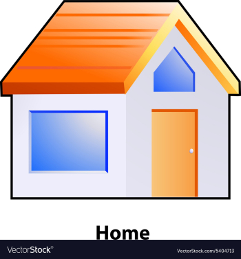 House icon vector image House icon vector image