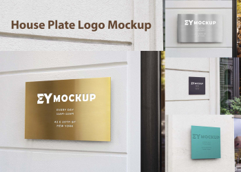House Plate Logo Mockup