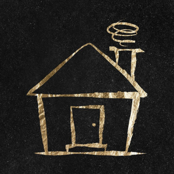 House sticker, gold aesthetic illustration | Free PSD Illustration - rawpixel House sticker, gold aesthetic illustration | Free PSD Illustration - rawpixel
