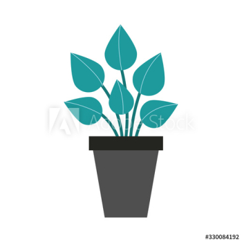 houseplant nature flat style icon houseplant nature flat style icon