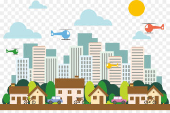 Housing House Illustration - City housing vector Housing House Illustration - City housing vector