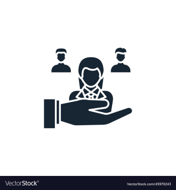 hr recruiter creative icon filled multicolored hr recruiter creative icon filled multicolored