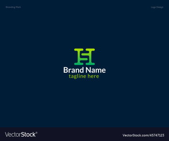 hs letter logo design - h letter logo hs letter logo design - h letter logo