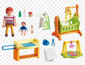Http - //media - Playmobil - Com/i/playmobil/5304 Product - Playmobil 5304 Baby Room With Cradle (dolls