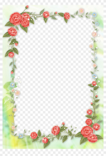 Http - //syedimranrocks - Blogspot - Com/ - Free Clipart Pink Flower Border Frame