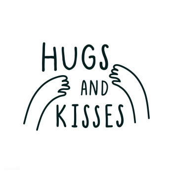 Hug and kisses with loving arms vector | Free stock vector - 519754 Hug and kisses with loving arms vector | Free stock vector - 519754