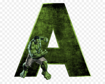 Hulk Letter Alphabet Superhero M - others Hulk Letter Alphabet Superhero M - others