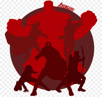 Hulk, Silhouette, Clint Barton, Red, Bull PNG Hulk, Silhouette, Clint Barton, Red, Bull PNG