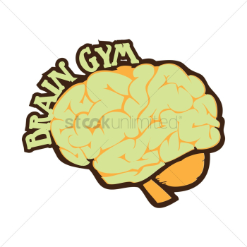 Human brain with brain gym words Human brain with brain gym words