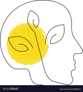 Human head pollution icon vector image Human head pollution icon vector image