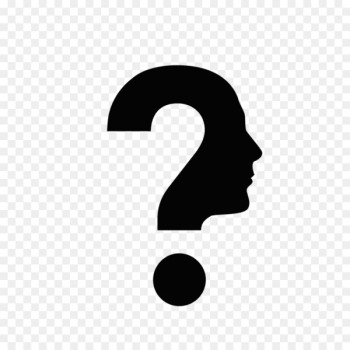 Human head Question mark Face - Think of question mark face Human head Question mark Face - Think of question mark face