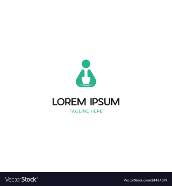 Human people creative logo design vector image Human people creative logo design vector image