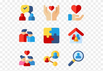 Human Relations - Gambar Icon Frame Vector 3d Png