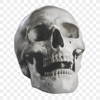 Human skull png sticker, Halloween | Free PNG - rawpixel