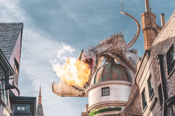 Hungarian Horntail Dragon at Universal Studios Hungarian Horntail Dragon at Universal Studios