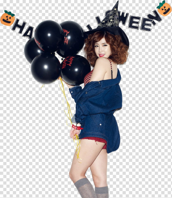 Hyosung Secret Render, KPOP holding balloons transparent background PNG clipart Hyosung Secret Render, KPOP holding balloons transparent background PNG clipart