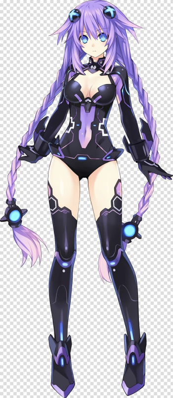 Hyperdimension Neptunia Victory Hyperdimension Neptunia Mk2 Megadimension Neptunia VII Cyberdimension Neptunia: 4 Goddesses Online Hyperdevotion Noire: Goddess Black Heart, purple heart transparent background PNG clipart