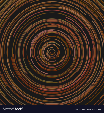 Hypnotic abstract circular line background vector image Hypnotic abstract circular line background vector image