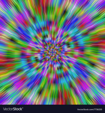 Hypnotic vibrant colors vector image Hypnotic vibrant colors vector image