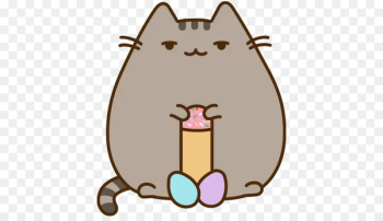 I Am Pusheen the Cat Gund Pusheen Cat Puffy Stickers - Cat 